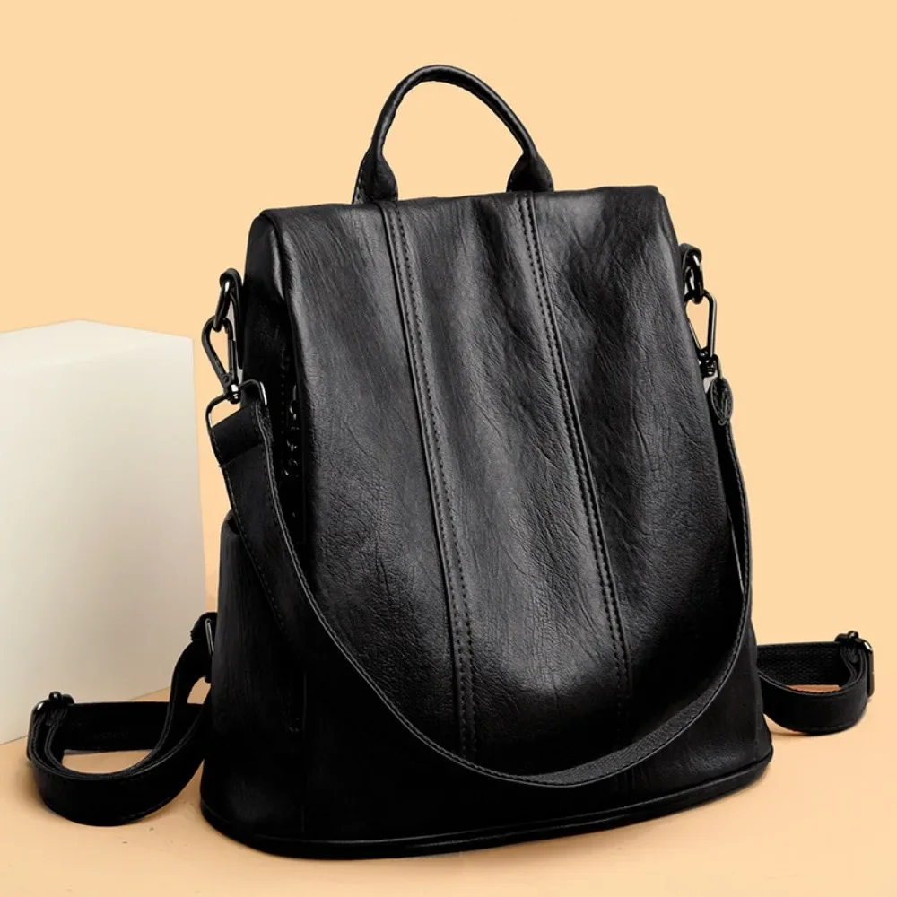 NEW Anti-theft Laptop Backpack - Leather Backpack Vintage review and price